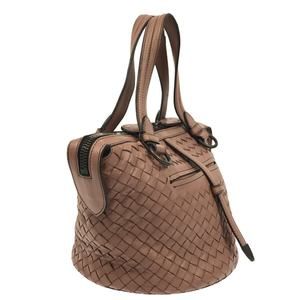 Bottega Veneta Leather Handbag Tamboura Pink